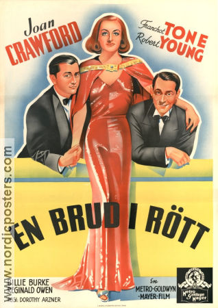 En brud i rött 1937 poster Joan Crawford Franchot Tone Dorothy Arzner