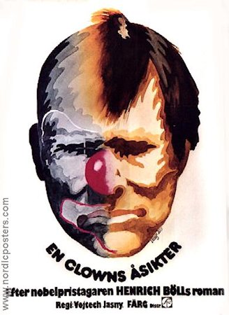Ansichten eines Clowns 1976 poster Henrich Böll