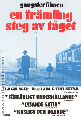 Gangsterfilmen 1974 movie poster Clu Gulager Ernst Günther Per Oscarsson Lars G Thelestam Trains