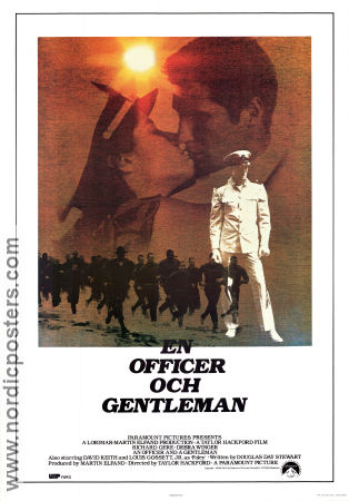 An Officer and a Gentleman 1982 poster Richard Gere Taylor Hackford