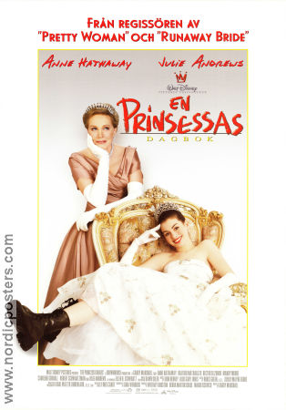 The Princess Diaries 2001 poster Anne Hathaway Garry Marshall