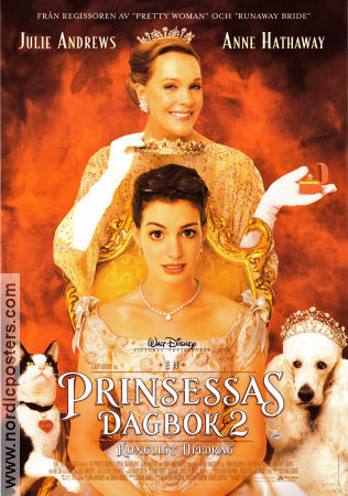 The Princess Diaries 2: Royal Engagement 2004 poster Julie Andrews Garry Marshall