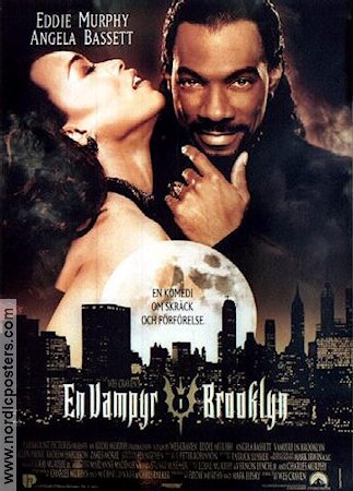 Vampire in Brooklyn 1995 movie poster Eddie Murphy Angela Bassett Wes Craven