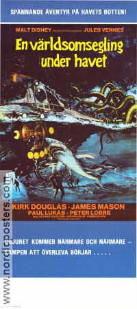 20000 Leagues Under the Sea 1954 poster Kirk Douglas Richard Fleischer