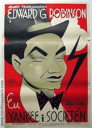 Thunder in the City 1937 movie poster Edward G Robinson Eric Rohman art