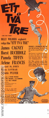 One Two Three 1961 poster James Cagney Billy Wilder