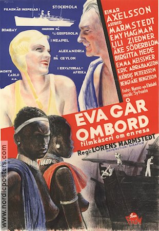 Eva går ombord 1934 poster Einar Axelsson
