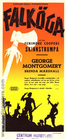 The Iroquois Trail 1950 movie poster George Montgomery Brenda Marshall Glenn Langan Phil Karlson