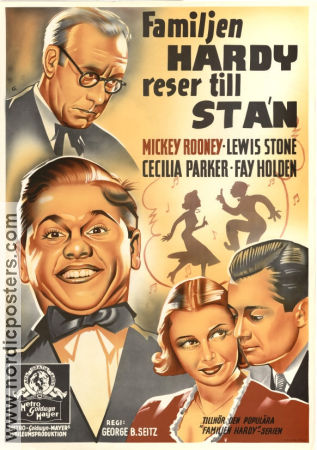 Judge Hardy´s Children 1938 movie poster Mickey Rooney Lewis Stone Fay Holden George B Seitz