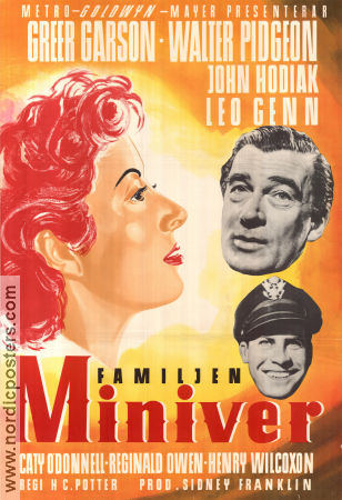 The Miniver Story 1950 movie poster Greer Garson Walter Pidgeon John Hodiak HC Potter