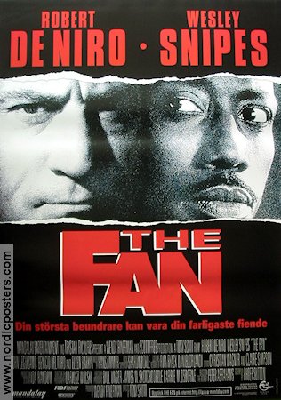 The Fan 1996 poster Robert De Niro
