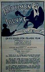 Fantomen i Louvre 1934 movie poster Lucien Dalsace
