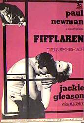 The Hustler 1961 movie poster Paul Newman Jackie Gleason Sports