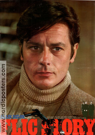 Flic Story 1975 movie poster Alain Delon Jean-Louis Trintignant Jacques Deray Police and thieves