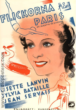 Rose 1936 movie poster Lisette Lanvin Tania Balachova Sylvia Bataille
