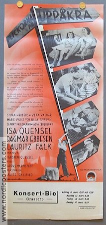 Flickorna på Uppåkra 1936 movie poster Isa Quensel
