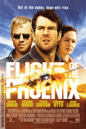 Flight of the Phoenix 2004 movie poster Dennis Quaid Miranda Otto Giovanni Ribisi John Moore Planes