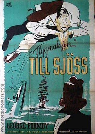 Let George Do it 1941 movie poster George Formby Ships and navy