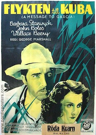 A Message to Garcia 1936 poster Barbara Stanwyck