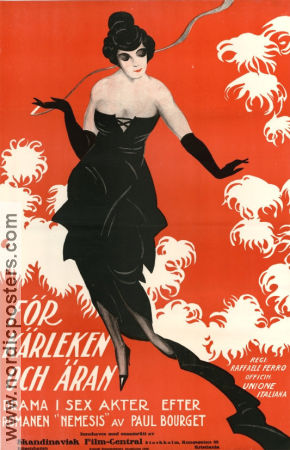 Nemesis 1920 movie poster Ida De Bonis Soava Gallone Carmine Gallone