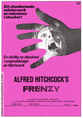 Frenzy 1972 poster John Finch Alfred Hitchcock