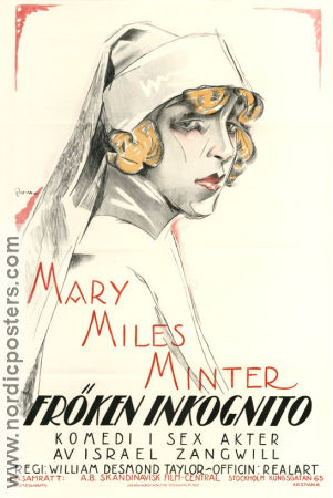 Nurse Marjorie 1920 poster Mary Miles Minter William Desmond Taylor