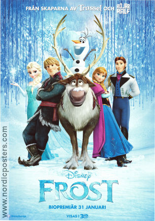 Frozen 2013 movie poster Kristen Bell Chris Buck Animation