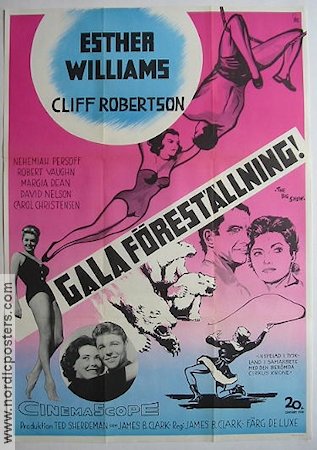 Galaföreställning 1961 poster Esther Williams Cirkus