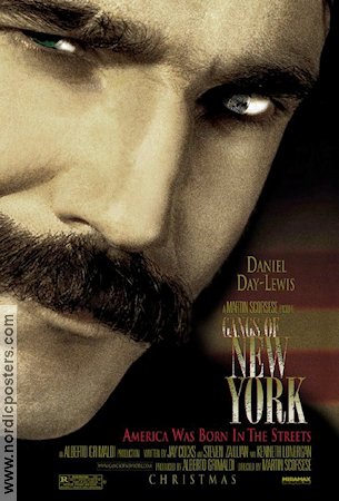 Gangs of New York 2002 poster Daniel Day-Lewis Martin Scorsese