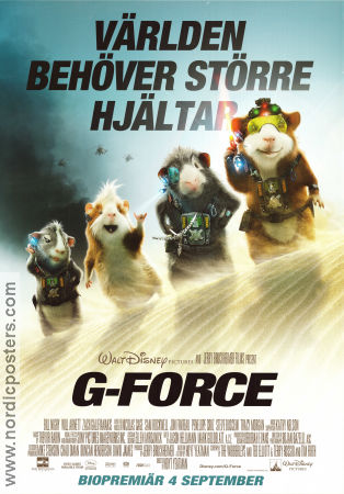 G-Force 2009 movie poster Will Arnett Hoyt Yeatman Animation