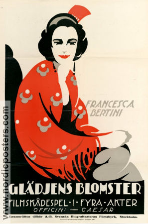 Anima allegra 1919 poster Francesca Bertini Roberto Roberti