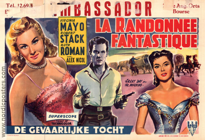 Great Day in the Morning 1956 poster Virginia Mayo Jacques Tourneur