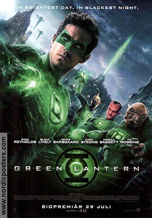 Green Lantern 2011 movie poster Ryan Reynolds Blake Lively Peter Sarsgaard Martin Campbell From comics Find more: DC Comics From TV