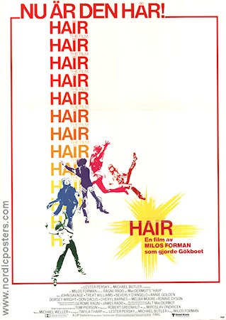 Hair 1979 poster John Savage Milos Forman