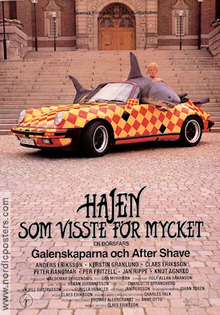 The Shark Who Knew Too Much 1989 poster Claes Eriksson