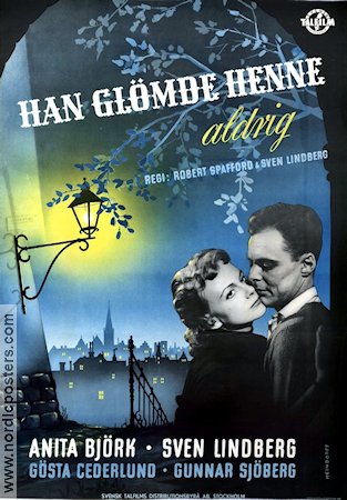 The Long Search 1952 movie poster Anita Björk Gunnar Sjöberg Sven Lindberg