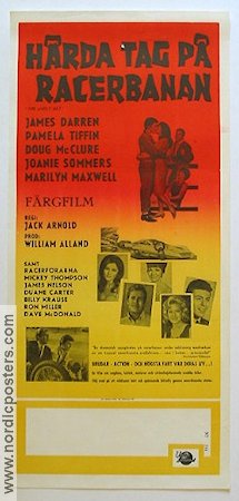 The Lively Set 1965 movie poster James Darren Pamela Tiffin Cars and racing