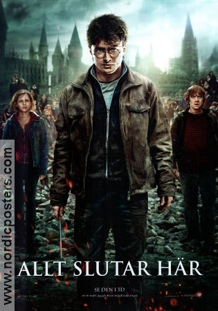 Harry Potter and the Deathly Hallows Part 2 2011 movie poster Daniel Radcliffe Emma Watson Rupert Grint David Yates