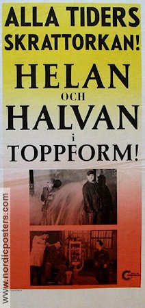 Helan och Halvan i toppform 1968 movie poster Helan och Halvan