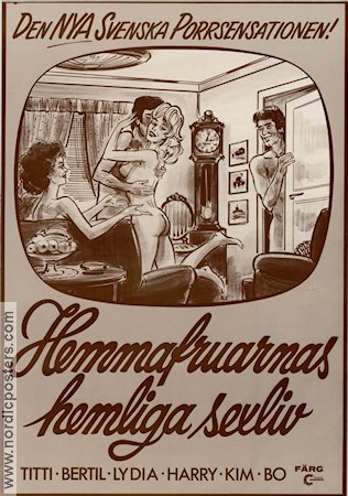 Hemmafruarnas hemliga sexliv 1981 movie poster Heinz Arland Lars Pedersen