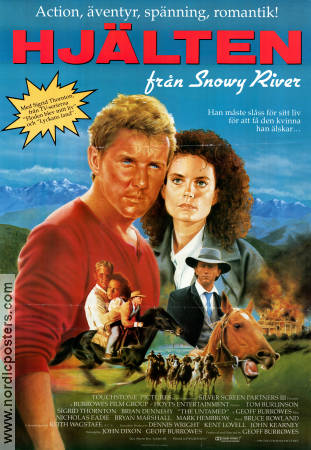 The Man from Snowy River II 1988 movie poster Tom Burlinson Sigrid Thornton Brian Dennehy Geoff Burrowes Country: Australia