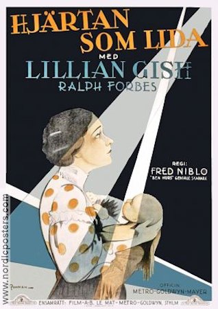 The Enemy 1927 movie poster Lillian Gish Fred Niblo