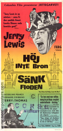 Don´t Raise the Bridge Lower the River 1968 movie poster Jerry Lewis Jerry Paris
