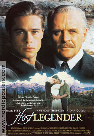 Legends of the Fall 1994 poster Brad Pitt Edward Zwick
