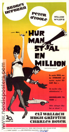 How to Steal a Million 1966 poster Audrey Hepburn William Wyler