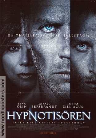 The Hypnotist 2012 movie poster Tobias Zilliacus Mikael Persbrandt Lena Olin Lasse Hallström