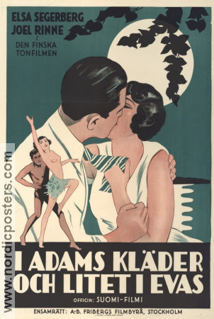 Aatamin puvussa 1931 poster Joel Rinne Jaakko Korhonen