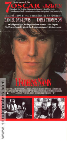 In the Name of the Father 1993 movie poster Daniel Day-Lewis Pete Postlethwaite Alison Crosbie Emma Thompson Jim Sheridan