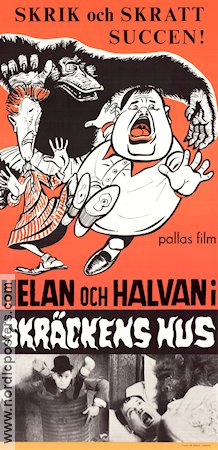 Oliver the Eighth 1934 poster Helan och Halvan Lloyd French