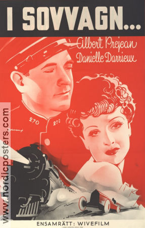 Le controleur des wagons-lits 1935 movie poster Albert Préjean Danielle Darrieux Richard Eichberg